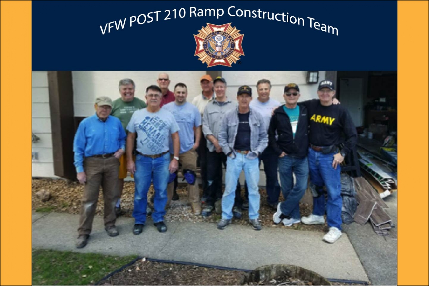Ramp Team at Veteran Home Project May 2017